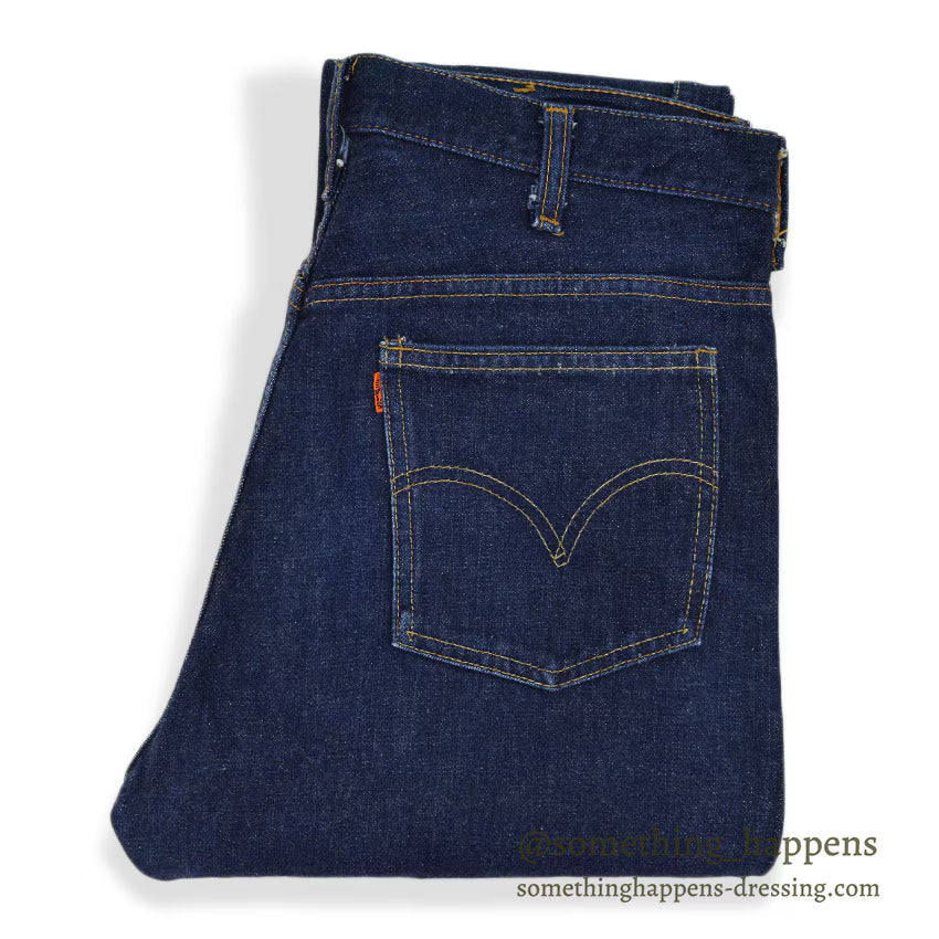 1960's LEVI'S 606 BIG-E DENIM PANTS MINT... W32 L31