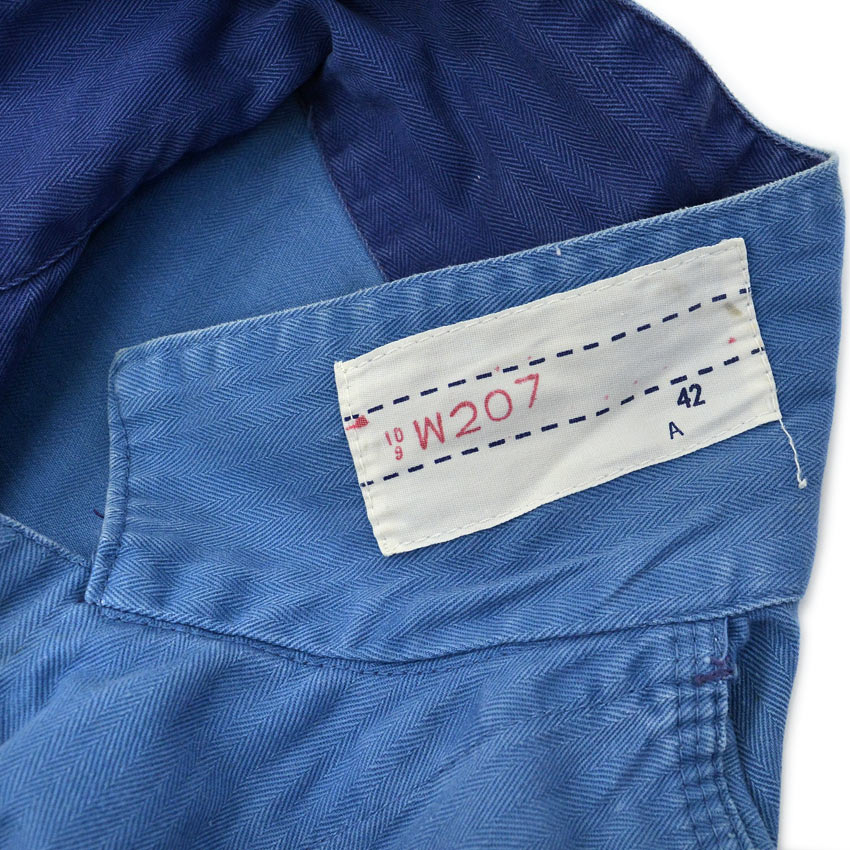 〜1960's ANGUS TWO TONE HBT SHOP COAT ... 42