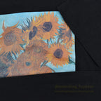 1990s ONEITA Van Gogh 12 Sunflowers T-SHIRT ... LARGE