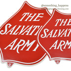 OLD THE SALVATION ARMY DECAL SHILD STICKER (Set of 2) ...