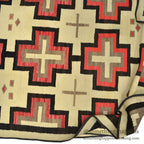 c.1930's NAVAJO RUG CROSS PATTERN... 170cm×133cm