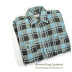 1970's〜 CHAMPION COTTON BLANKET SHIRT ... 151/2