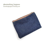 1970's CONE MILLS DEEPTONE DENIM POUCH...