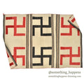 c.1920's NAVAJO RUG WHIRLING LOGS SWASTIKA... 135cm/91cm