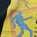 1990's FRANKFURT BOOK FAIR ART PRINT T-SHIRT ... XL