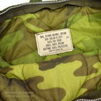 ~1970's USAF BAG, FLYING HELMET, NYLON CAMO LINING ...