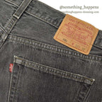 1990's Levi's 501 BLACK DENIM PANTS... W33/L32