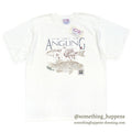 1990's DEADSTOCK CS THE ART OF ANGLING PRINT T-SHIRT ... L