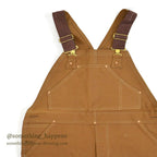 1970's Deadstock CARHARTT BROWN DUCK DOUBLE KNEE OVERALL...W36 L28