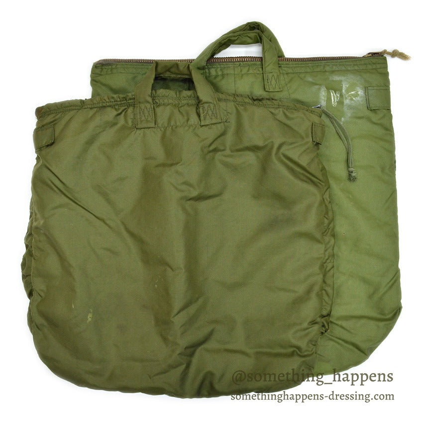 ~1980's USAF BAG, FLYER'S, HELMET, NYLON STENCIL...