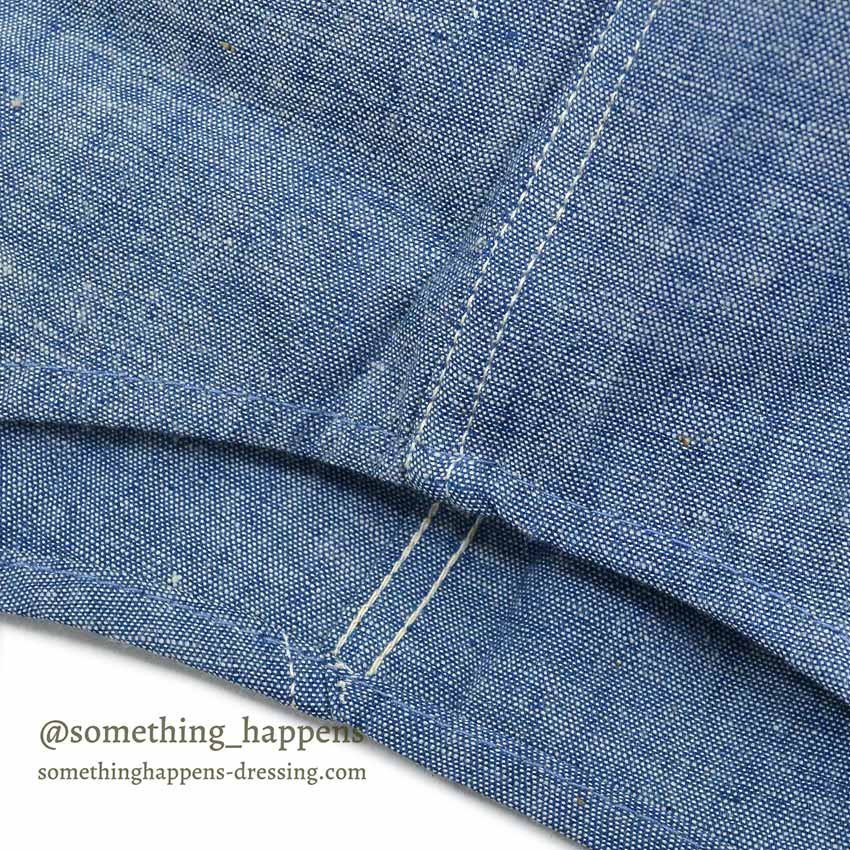 1960's DEADSTOCK BIGMAC PENNEYS CHAMBRAY S/S SHIRTS ... L