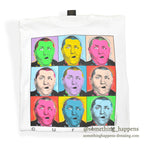 1990's CHANGES CURLY Andy Warhol PRINT T-SHIRT ... XL