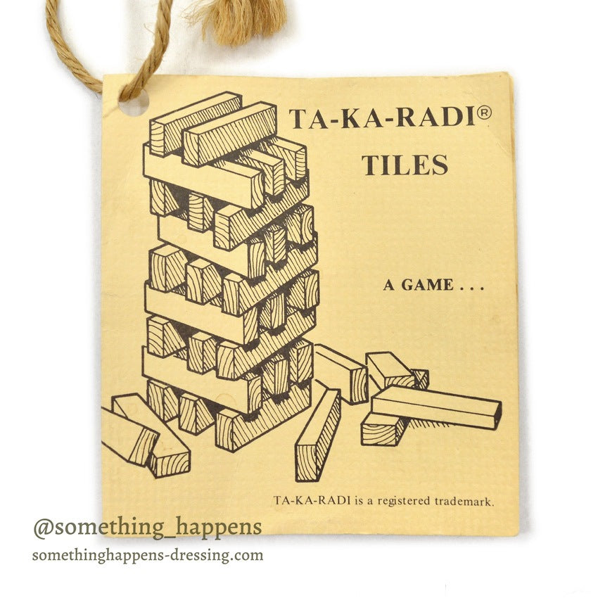 LLBEAN TA-KA-RADI TILES SIMILAR JENGA GAME...
