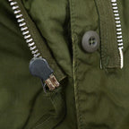 1960s US ARMY PARKA, MEN'S, M-65, Aluminum Zipper & USED LINER... M