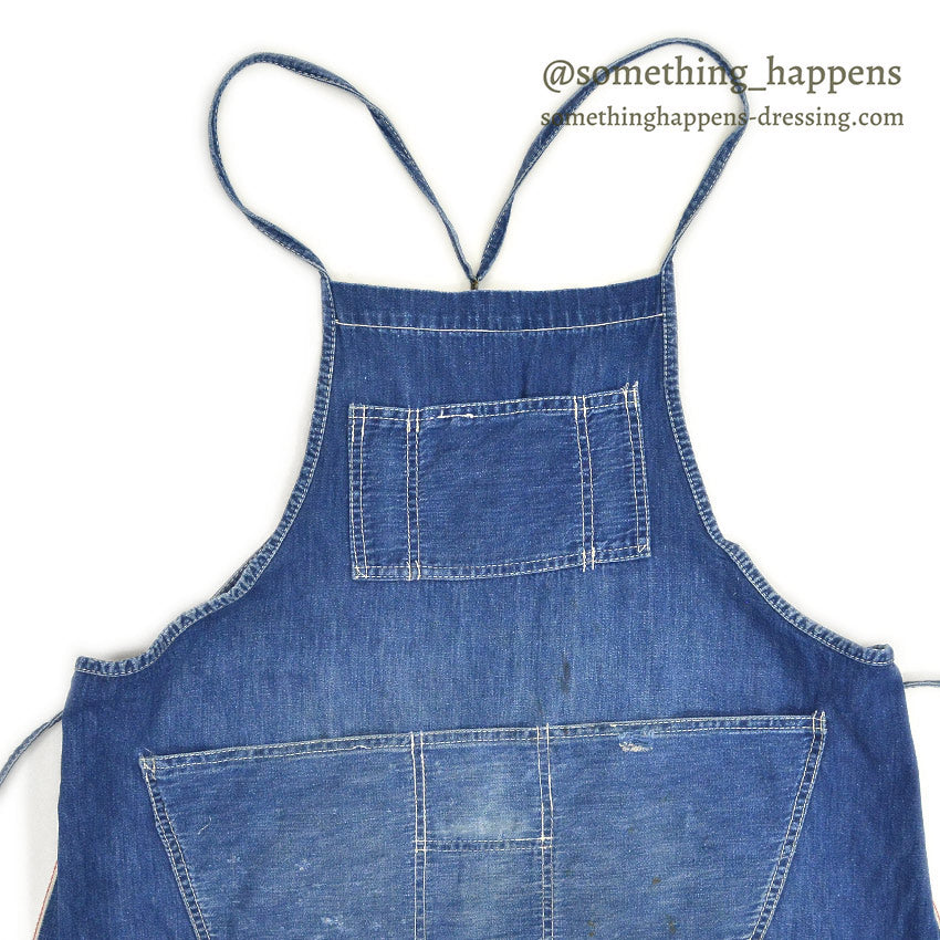 〜1960's WHITE DUCK BRAND DENIM APRON ...