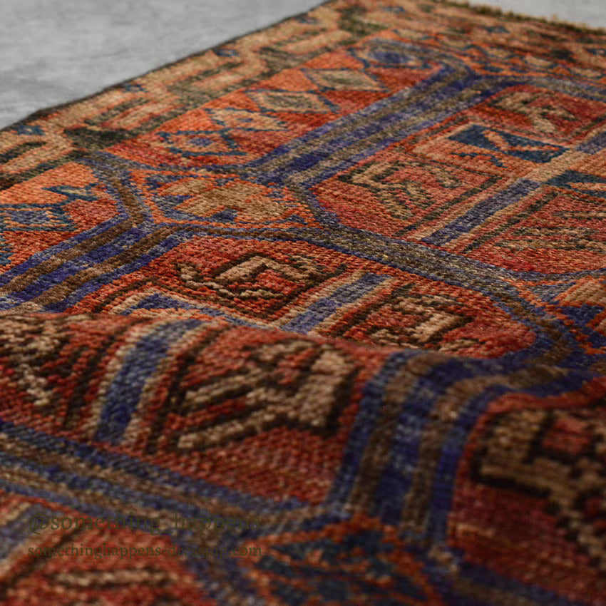 OLD TRIBAL RUG ... 214cm/98cm