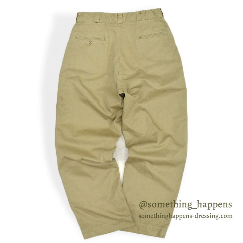 1960's USARMY TROUSERS, MEN'S, COTTON UT 8.2 OZ. KAHKI SH-1 ... W31/L30