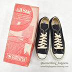 1970's DEADSTOCK CONVERSE CHUCK TAYLOR LO BLACK OX... 7