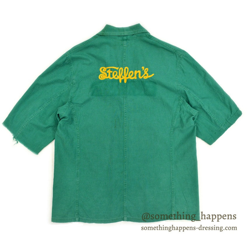 1950's THE AROTEX CO, INC GREEN WORK JACKET JUNK ... 42