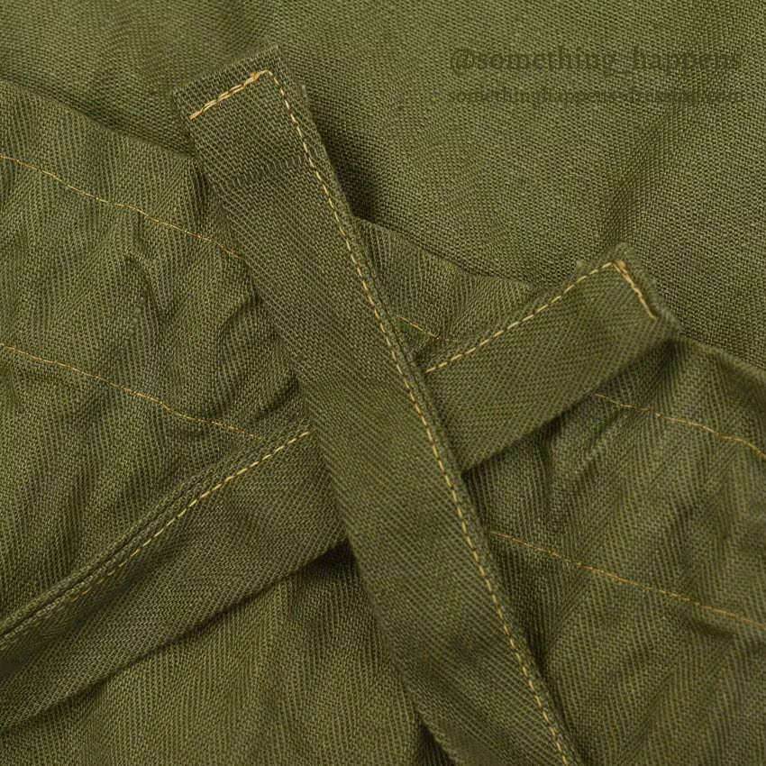 1940's AMERICAN RED CROSS WW2 HBT APRON DITTY BAG...
