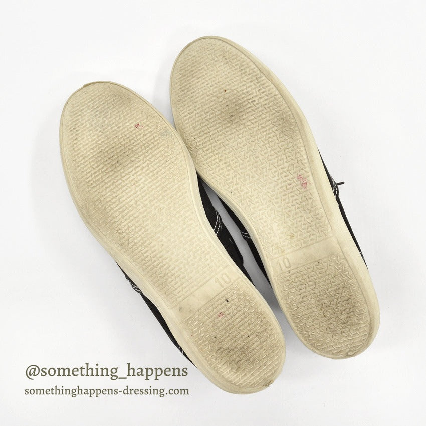 〜1980's OLD BLACK COTTON SNEAKER 1 ...