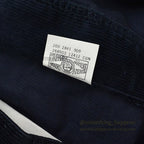 1980's DEADSTOCK Lee 200 CORDUROY PANTS DARK NAVY... W38/L30