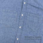 1950's PEPPERELL CHAMBRAY SHIRT GUSSET ... Fits like M