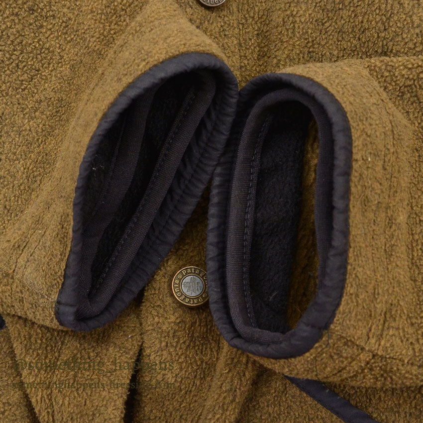 1990's PATAGONIA SYNCHILLA SHRLING COAT COYOTE BROWN ... S