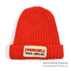 1980's TRUCKER STOCKING KNIT CAP...