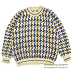 OLD ECUADOR HAND MADE WOOL KNIT SWEATER ...