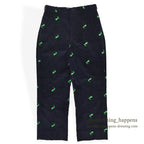 ~1970's DEADSTOCK HICKEY'S WHALE EMBROIDERY CORDUROY PANTS ... W32/L28