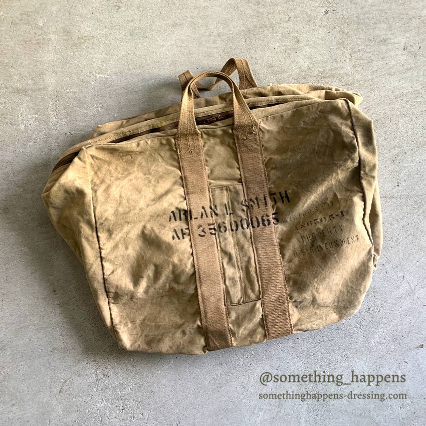 1940's USAAF. WW2 AVIATOR'S KIT BAG STENCIL...