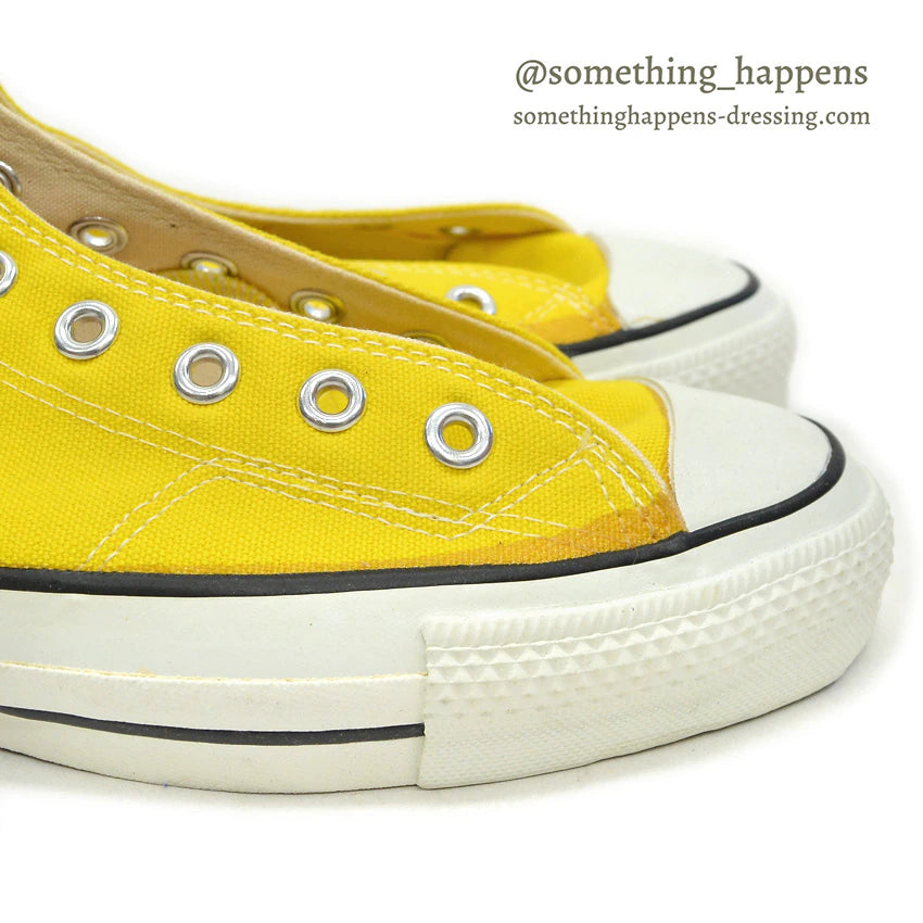 1980's DEADSTOCK CONVERSE ALLSTAR YELLOW HI WITH BOX... 8