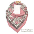 1980's DEADSTOCK BANANA REPUBLIC SAFARI & TRAVEL BANDANA PINK...