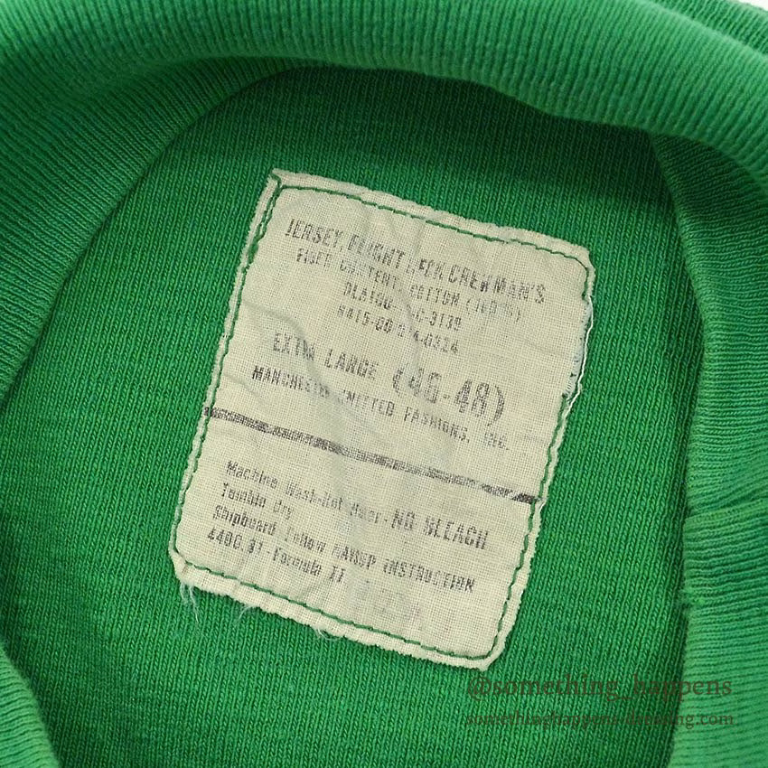 1970's~ U.S.NAVY FLIGHT DECK CREWMAN'S JERSEY ... EXTRA LARGE