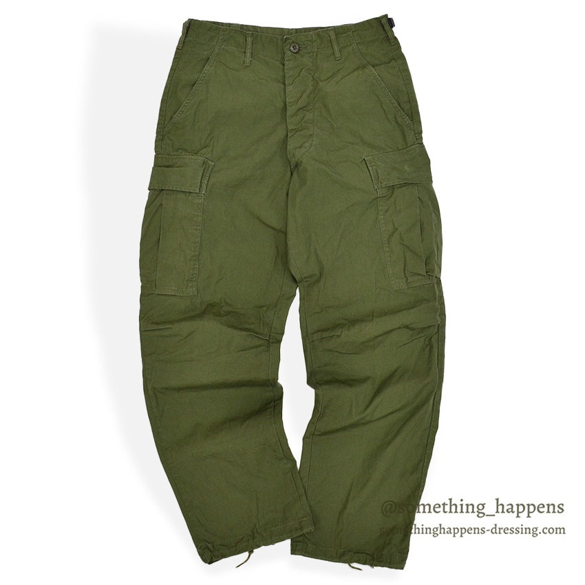 USARMY JUNGLE FATIGUE PANTS POPLIN STENCIL ... SMALL REGULAR