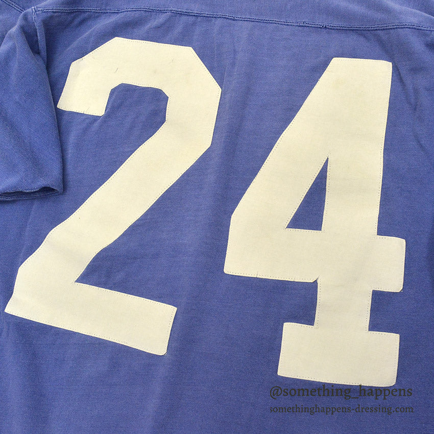 1960's CHAMPION FOOTBALL SHIRT NAVY BLUE... 42