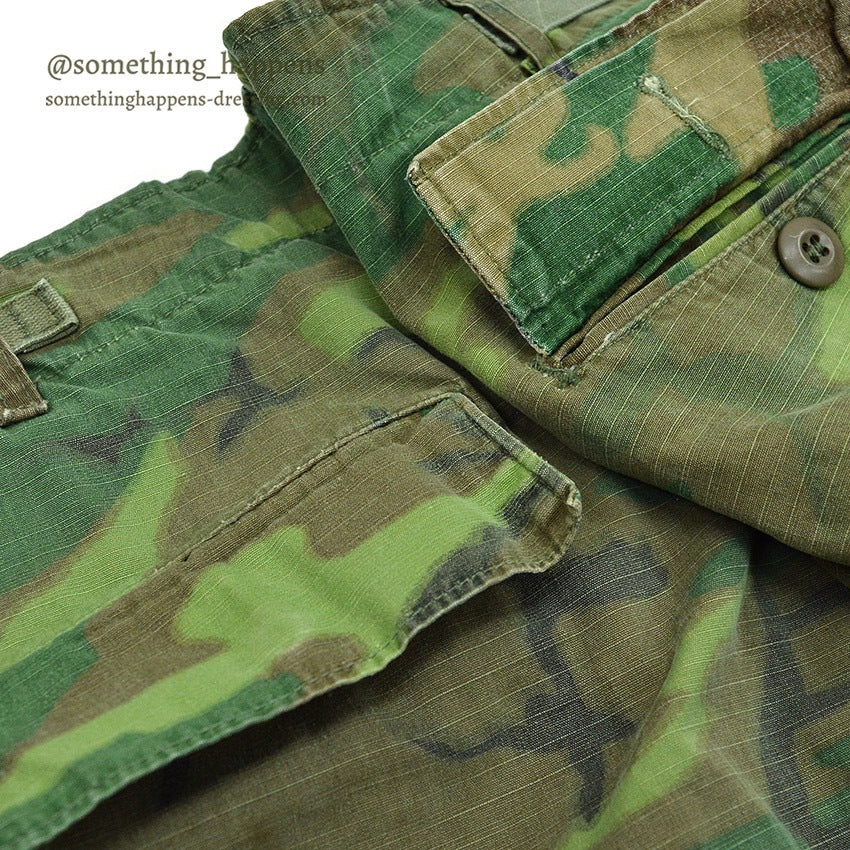 1970's USARMY ERDL MIX LEAF PANTS... MEDIUM-REGULAR