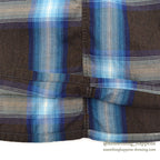 1960's DONEGAL OMBRE CHECK SHIRT...S