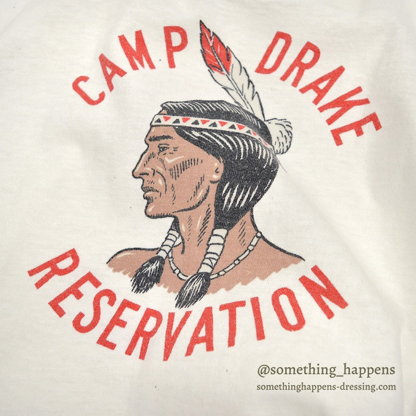 1960s BSA CAMP DRAKE RESERVATION Indian Face T-Shirt...