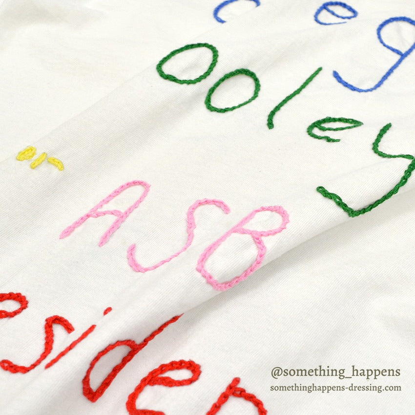 1960's TOWNCRAFT EMBROIDERY T-SHIRT...M