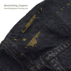 1980's Levi's 70506-0259 BLACK DENIM JACKET... 42R