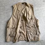 1950's LLBEAN COTTON POPLIN HUNTING VEST BIG SIZE...