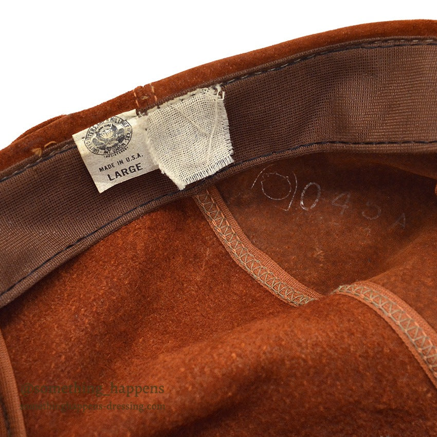1980's LLBEAN SUEDE LEATHER CAP... LARGE