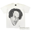 1990's THE THREE STOOGES LARRY FACE PRINT T-SHIRT ... L