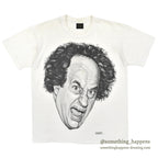 1990's THE THREE STOOGES LARRY FACE PRINT T-SHIRT ... L