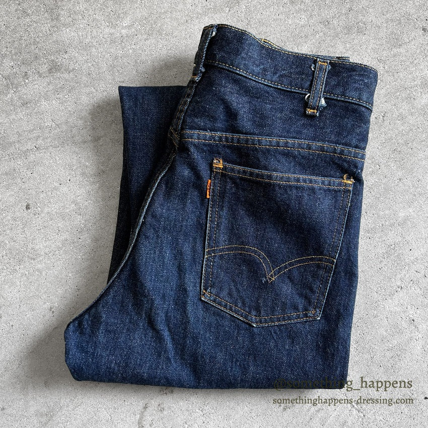 1960's LEVI'S 606 BIG-E DENIM PANTS...W30/L27