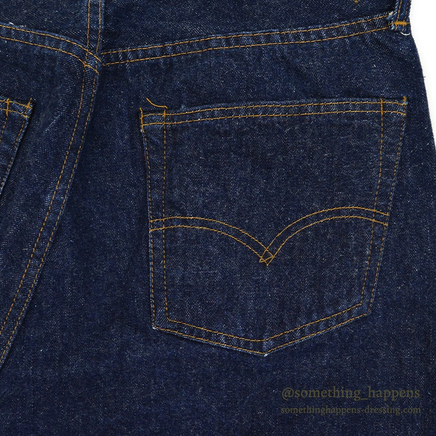 1970's Levi's 501 66 early period DENIM PANTS DARK... W32/L27