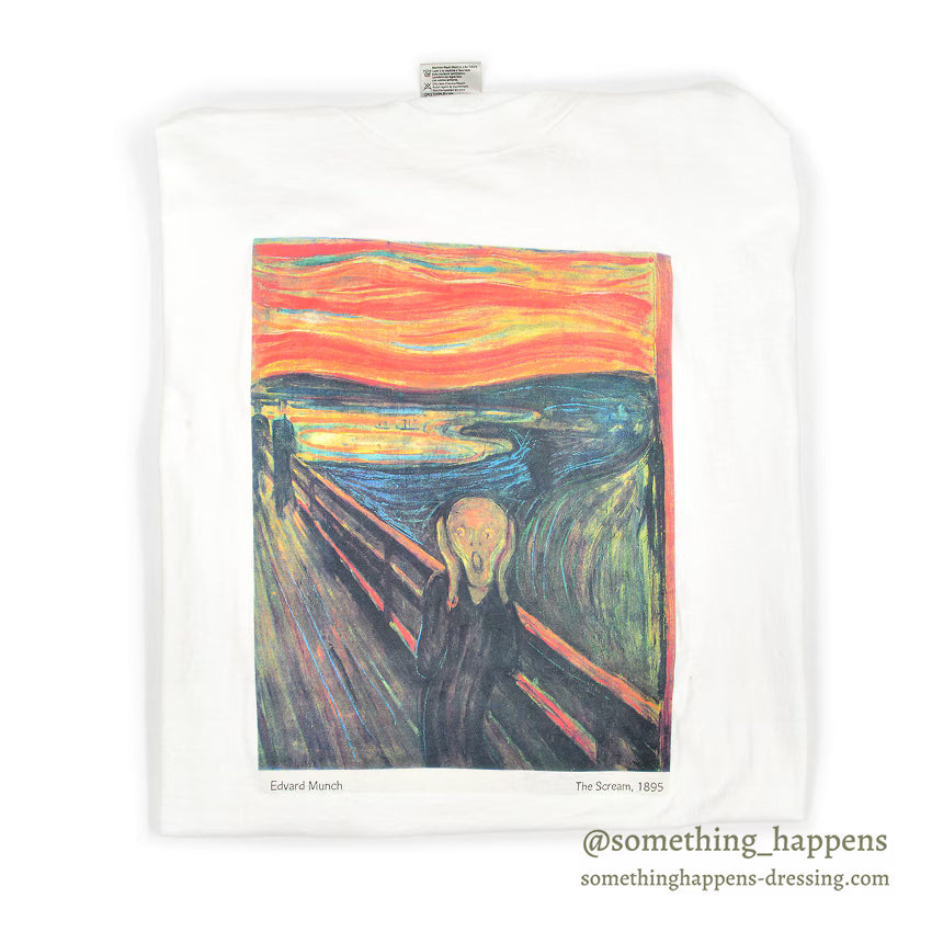 1990s ONEITA Edvard Munch The Scream ART PRINT T-SHIRT ... XL