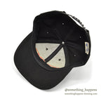 1990's DEADSTOCK HIGH TIMES EMBROIDERY LOGO CAP BLACK...